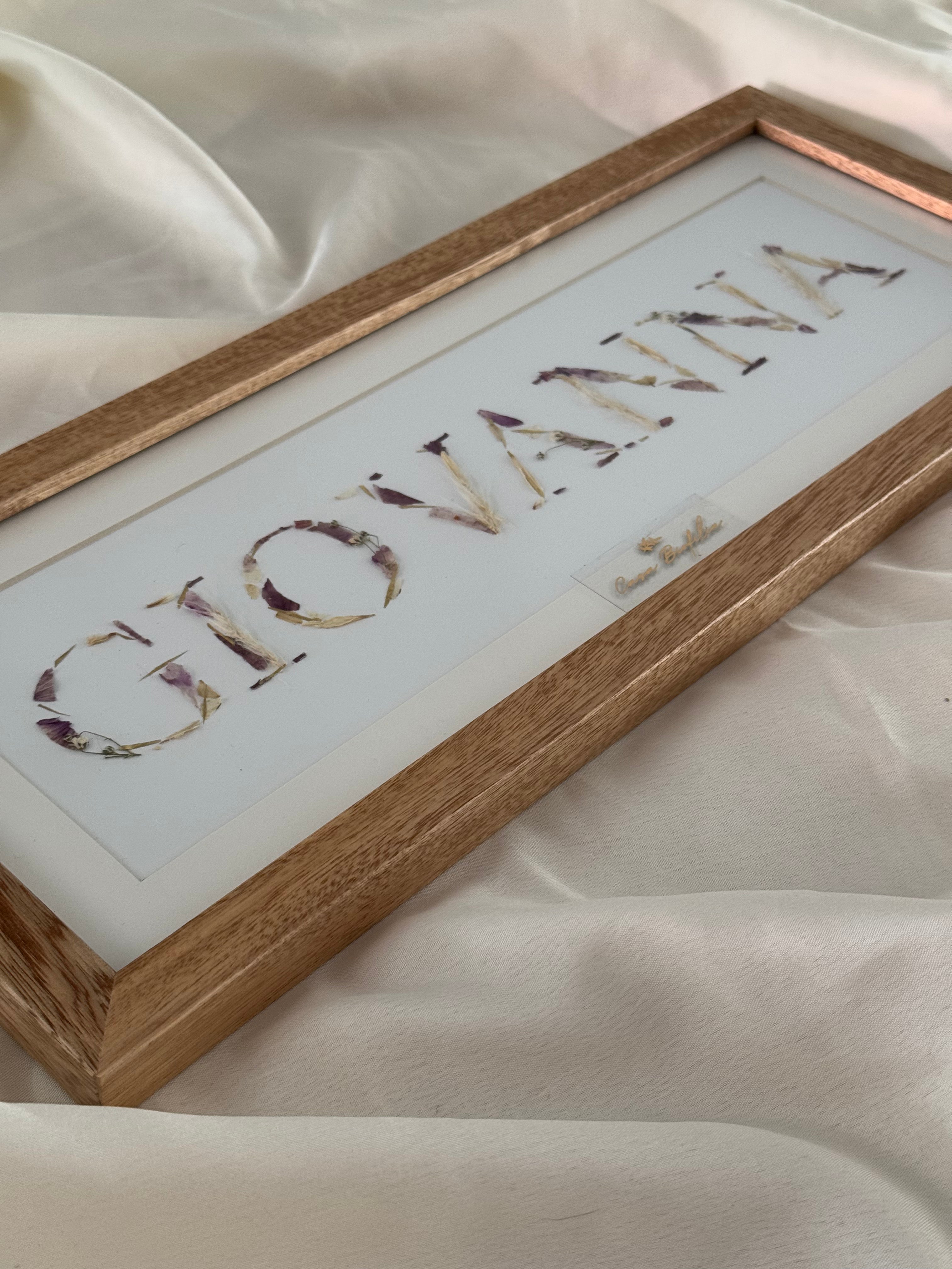 Nombre personalizado - 4 a 9 letras