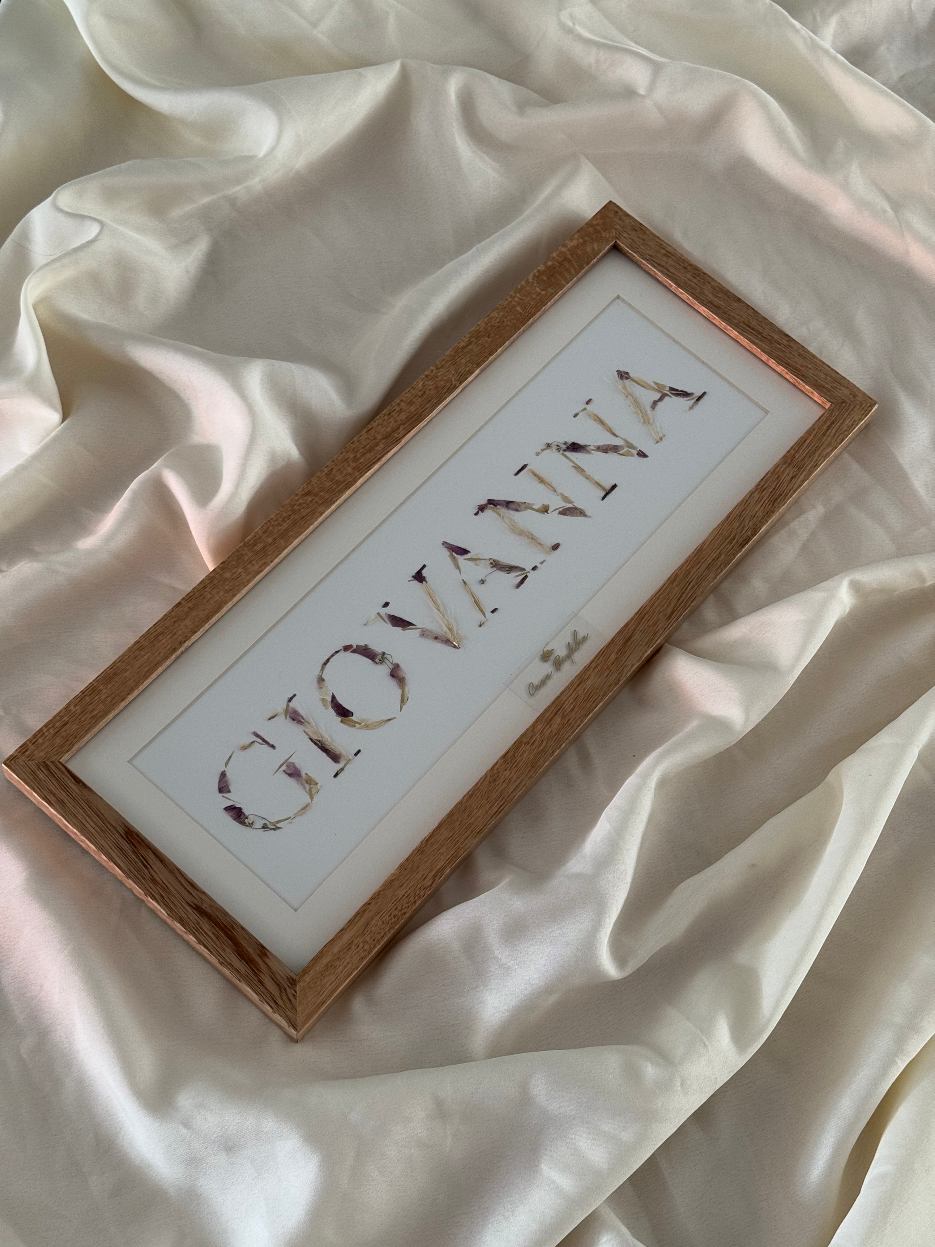 Nombre personalizado - 4 a 9 letras