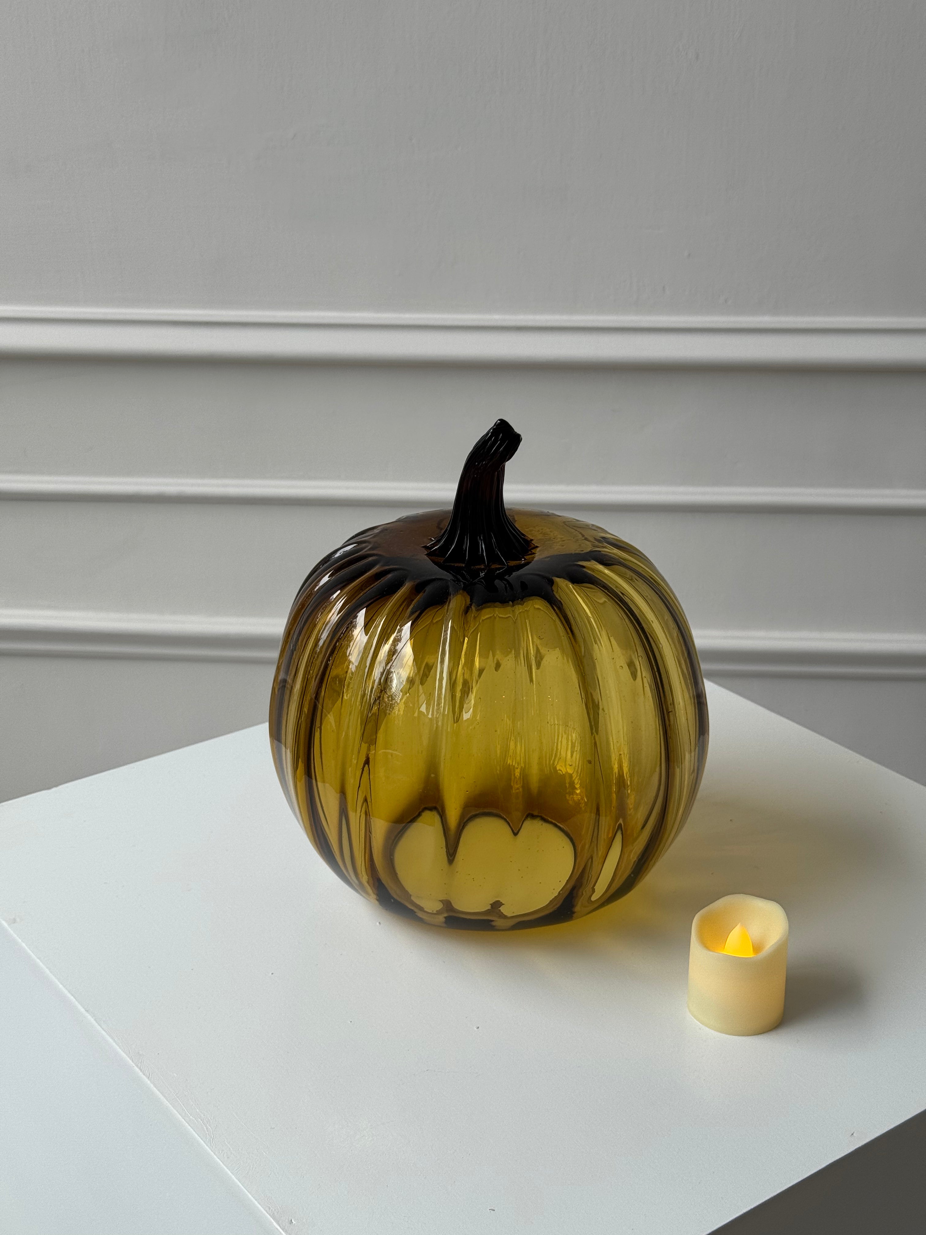Calabaza de vidrio soplado