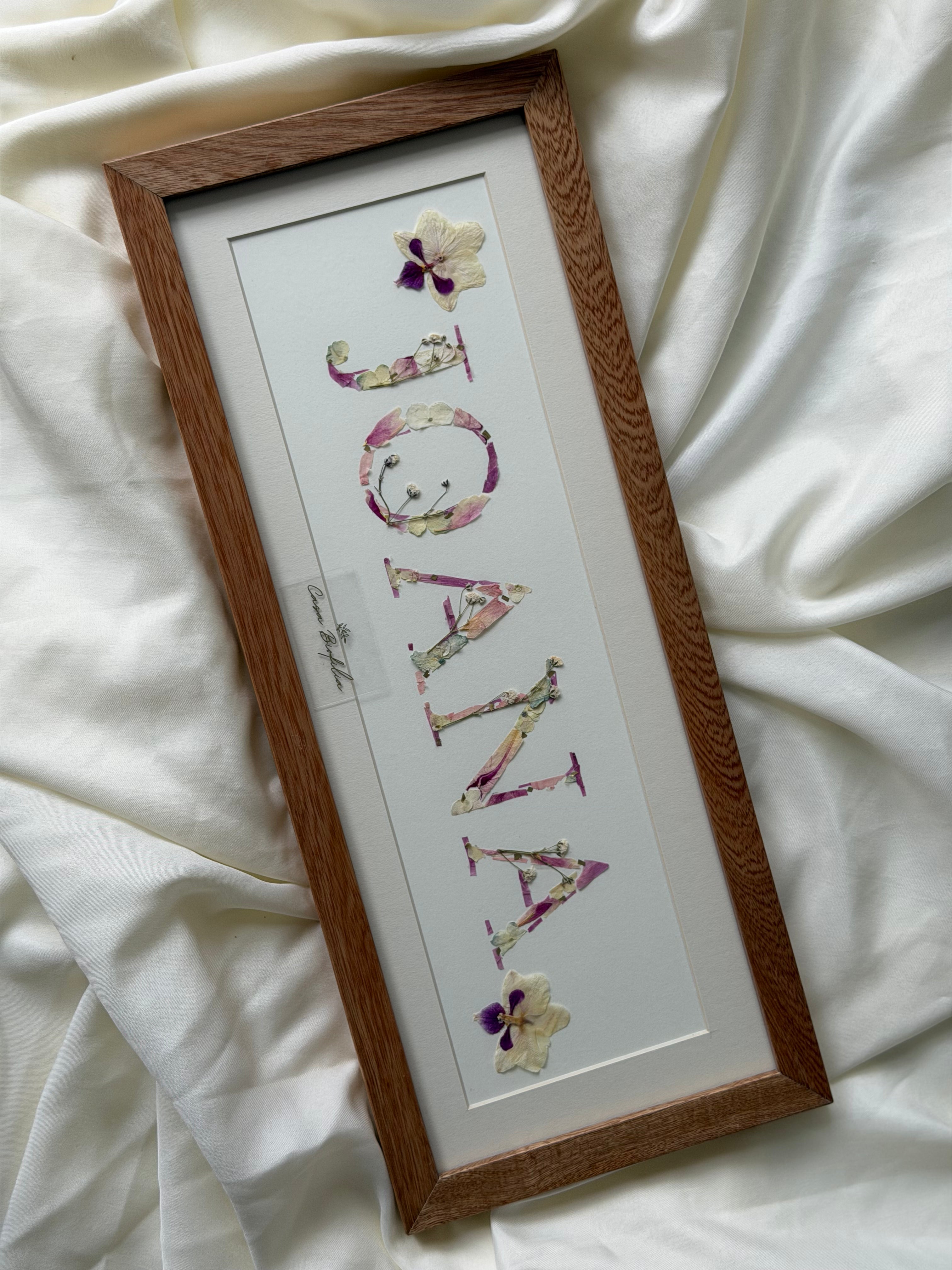 Nombre personalizado - 4 a 9 letras