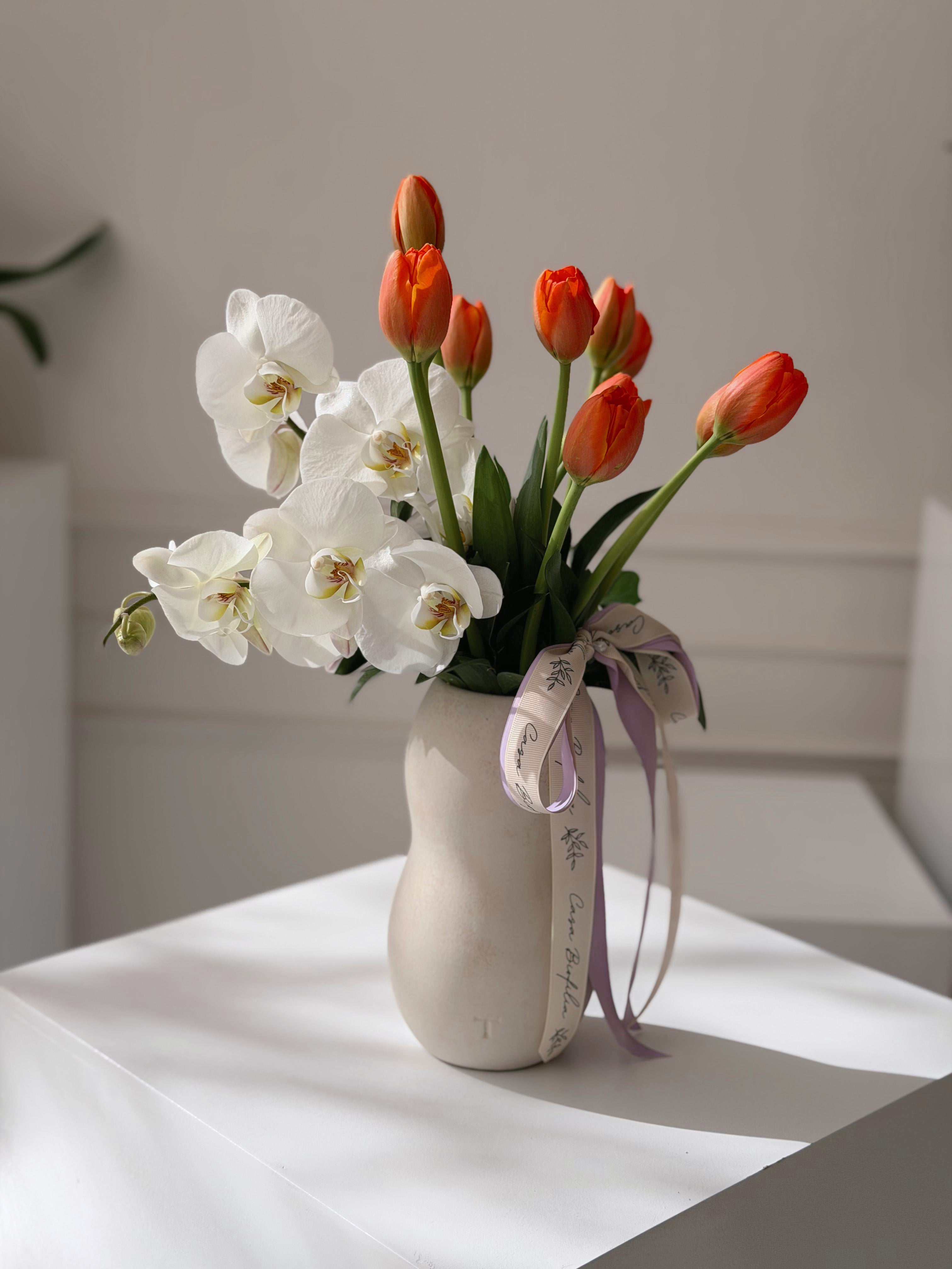 Cacahuate Tulipanes + Orquídeas