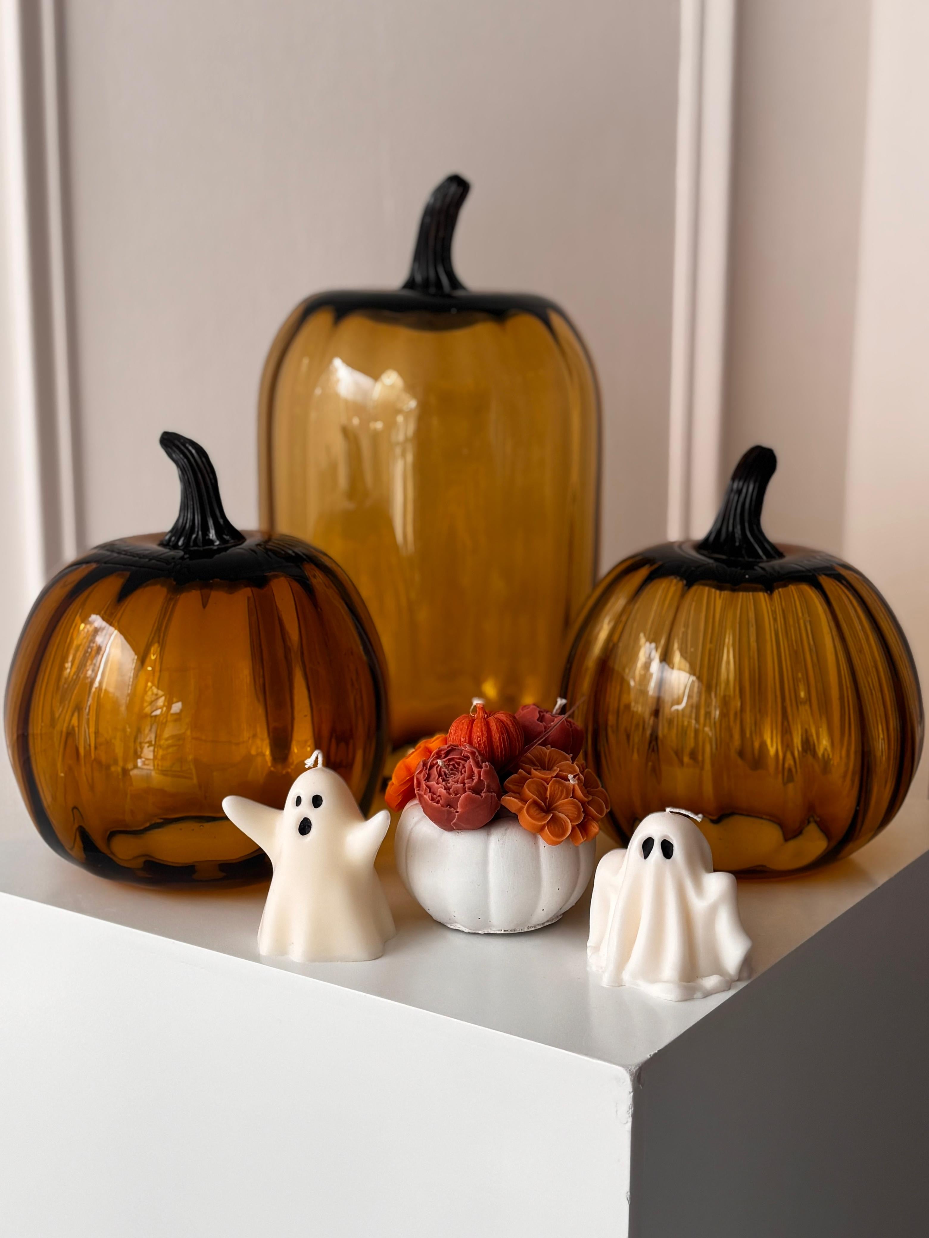 Calabaza de vidrio soplado