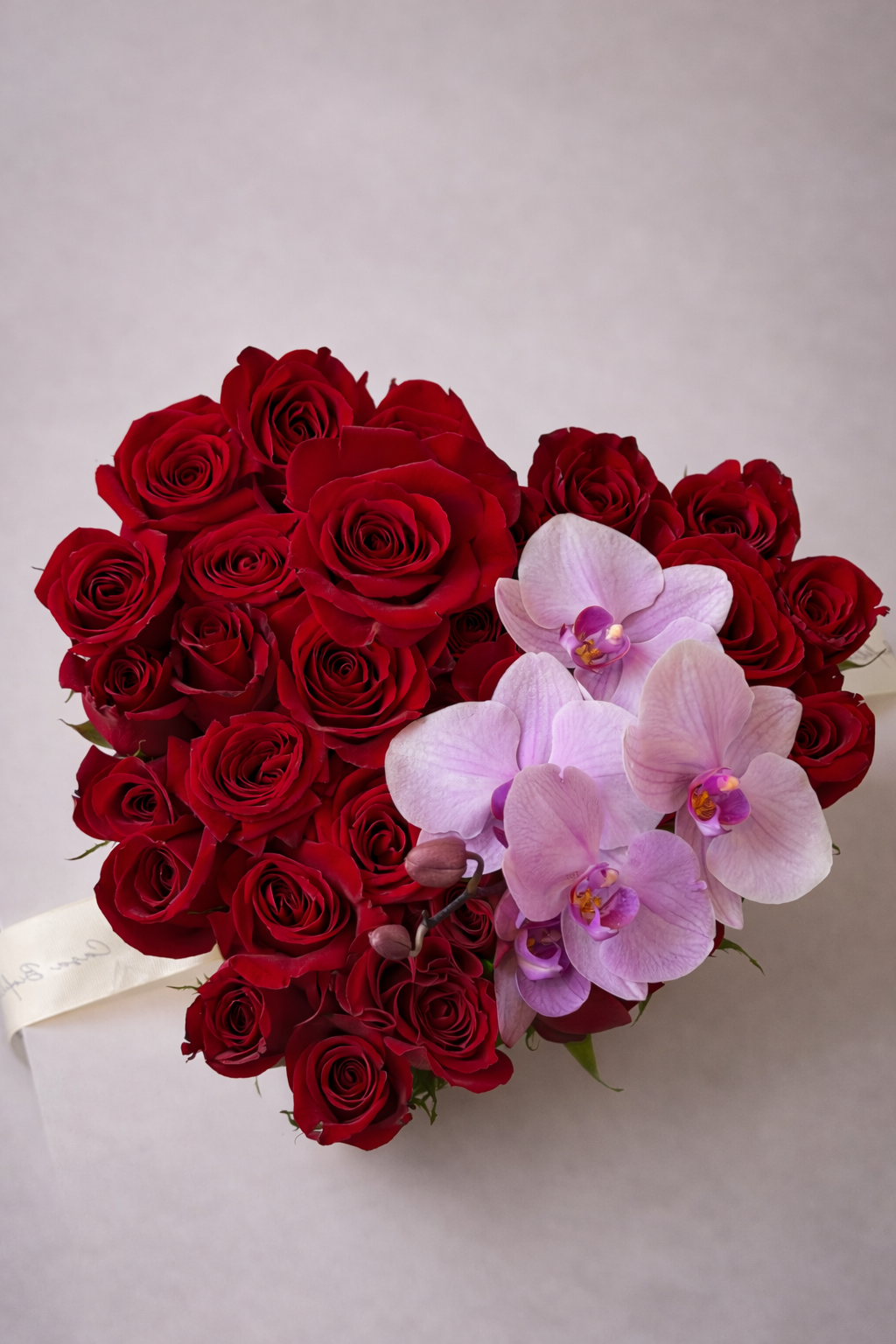 Rosas rojas en forma de corazón para regalar en san valentin