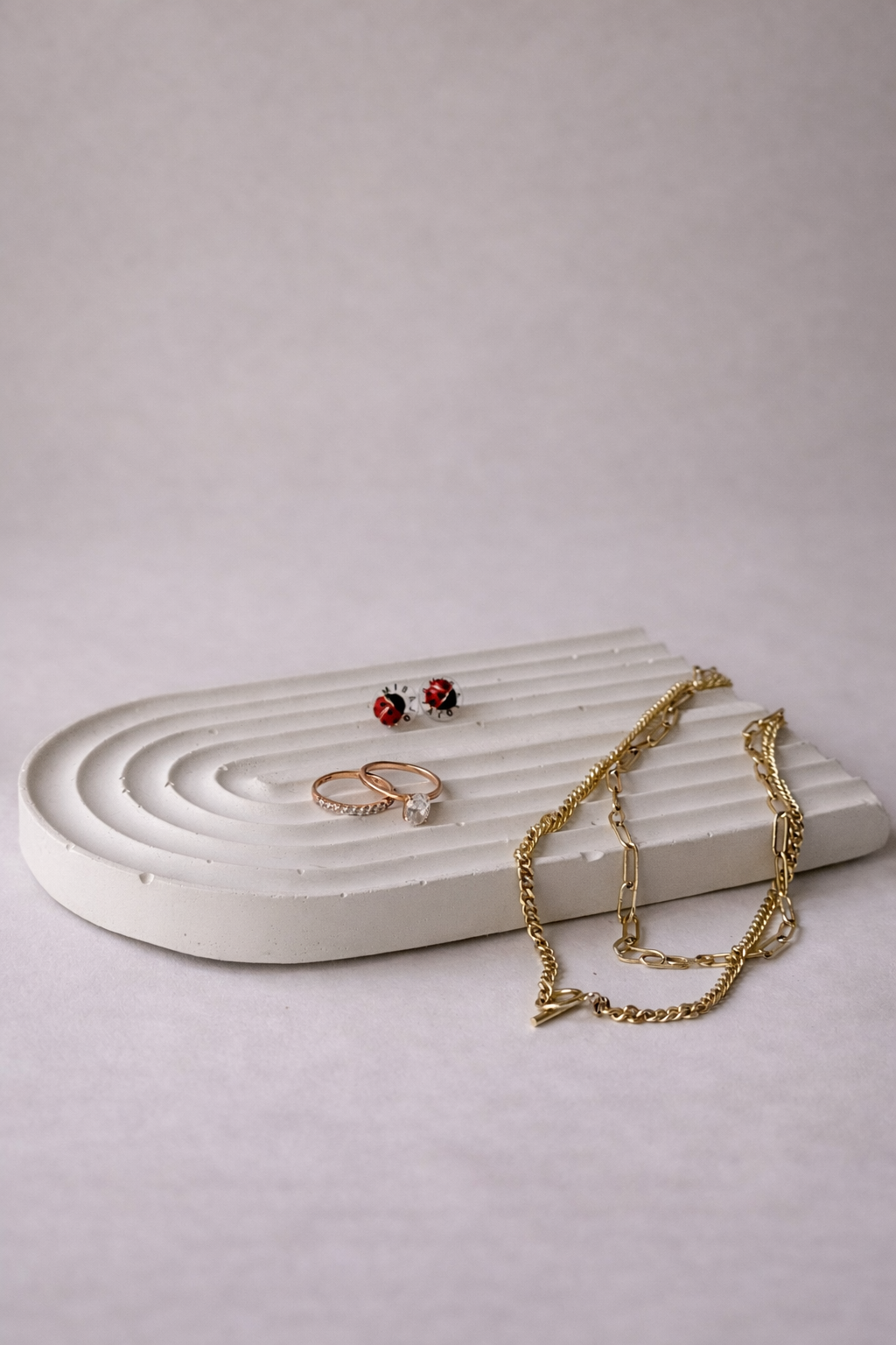 Joyero de concreto para regalar a tu novia